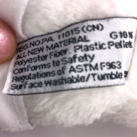 Lil' Zoovenir White Unicorn with Boston T-Shirt Washable Plush Beanie To… - Picture 7 of 7